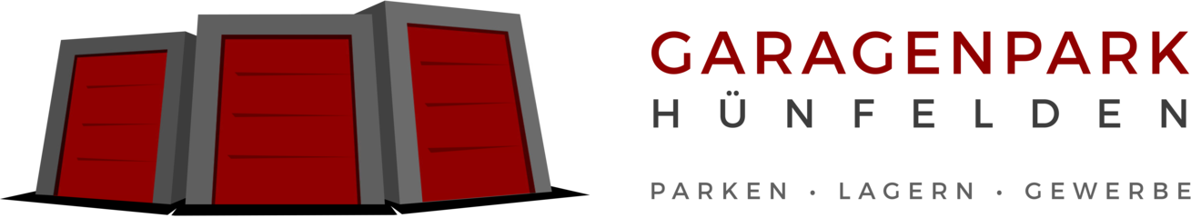 Logo garagenpark huenfelden horizontal